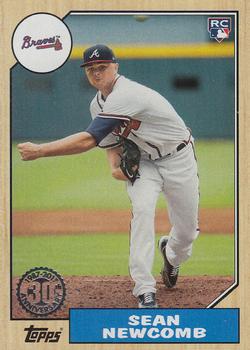 2017 Topps Update - 1987 Topps Baseball 30th Anniversary #US87-49 Sean Newcomb Front