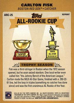 2017 Topps Update - Topps All-Rookie Cup #ARC-25 Carlton Fisk Back