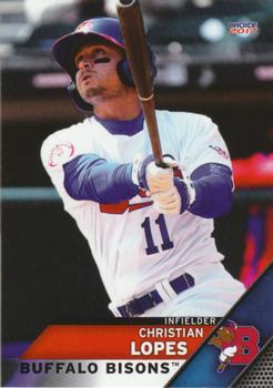 2017 Choice Buffalo Bisons #15 Christian Lopes Front