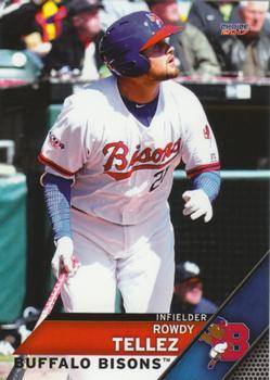 2017 Choice Buffalo Bisons #25 Rowdy Tellez Front