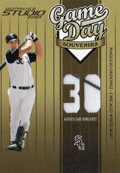 2004 Donruss Studio - Game Day Souvenirs Number #GD-19 Magglio Ordonez Front
