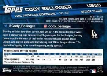 2017 Topps Update - Rainbow Foil #US50 Cody Bellinger Back