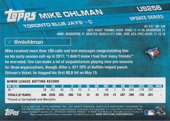 2017 Topps Update - Rainbow Foil #US256 Mike Ohlman Back