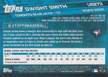 2017 Topps Update - Rainbow Foil #US273 Dwight Smith Back