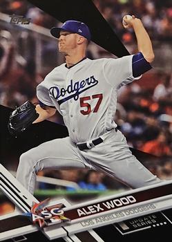 2017 Topps Update - Black #US257 Alex Wood Front