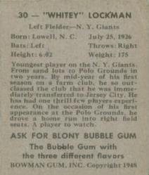 1948 Bowman #30 