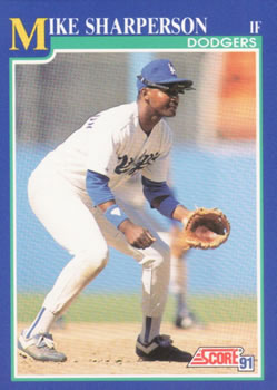 1991 Score #546 Mike Sharperson Front