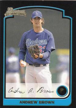 2003 Bowman Draft Picks & Prospects #BDP106 Andrew Brown Front