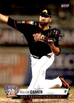 2017 Choice Fresno Grizzlies #3 Kevin Comer Front
