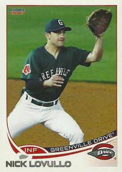 2017 Choice Greenville Drive #6 Nick Lovullo Front