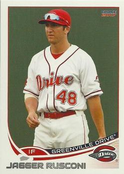 2017 Choice Greenville Drive #14 Jagger Rusconi Front