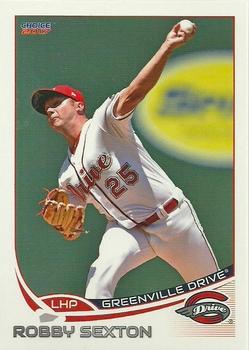 2017 Choice Greenville Drive #25 Robby Sexton Front
