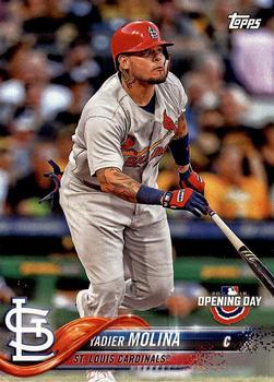 2018 Topps Opening Day #96 Yadier Molina Front