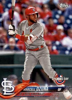 2018 Topps Opening Day #195 Marcell Ozuna Front