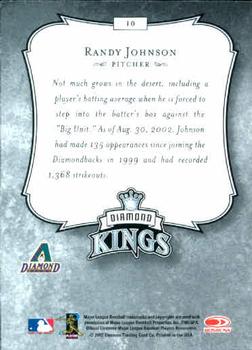 2003 Donruss #10 Randy Johnson Back