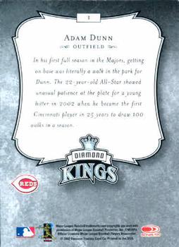2003 Donruss #3 Adam Dunn Back