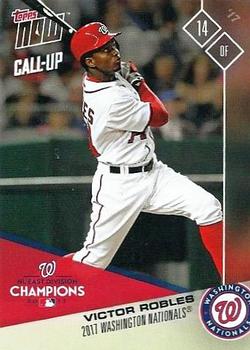 2017 Topps Now Postseason Washington Nationals #PS-10 Victor Robles Front