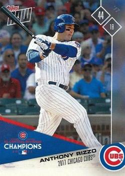 2017 Topps Now Postseason Chicago Cubs #PS-107 Anthony Rizzo Front