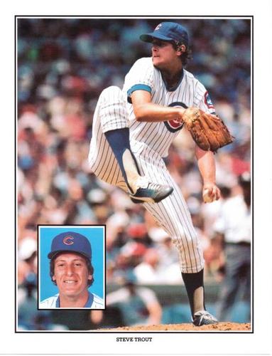 1986 Unocal 76 Chicago Cubs #NNO Steve Trout Front