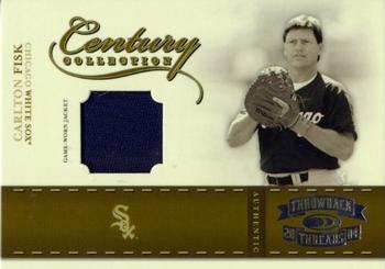 2004 Donruss Throwback Threads - Century Collection Material #CC-12 Carlton Fisk Front