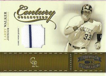 2004 Donruss Throwback Threads - Century Collection Material #CC-49 Larry Walker Front