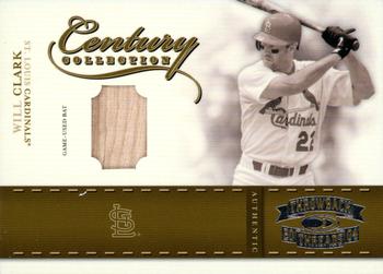 2004 Donruss Throwback Threads - Century Collection Material #CC-97 Will Clark Front