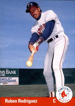 1993 Ballpark Cards Pawtucket Red Sox #19 Ruben Rodriguez Front
