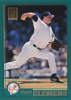 2001 Topps - Pre-Production #PP1 Roger Clemens Front