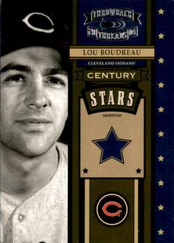 2004 Donruss Throwback Threads - Century Stars #CS-27 Lou Boudreau Front