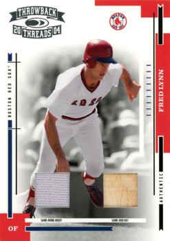 2004 Donruss Throwback Threads - Material Combo #203 Fred Lynn Front