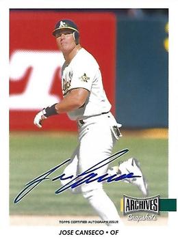 2017 Topps Archives Snapshots - Autographs #AS-JC Jose Canseco Front