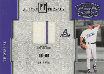 2004 Donruss Throwback Threads - Player Threads #PT-73 Travis Lee Front