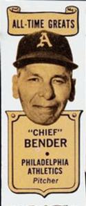 1969-70 Bazooka All-Time Greats #NNO Chief Bender Front