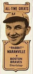 1969-70 Bazooka All-Time Greats #NNO Rabbit Maranville Front