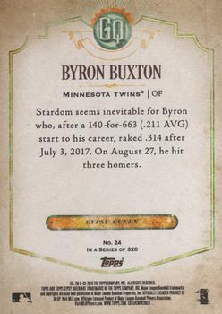 2018 Topps Gypsy Queen #24 Byron Buxton Back