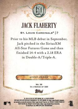2018 Topps Gypsy Queen #36 Jack Flaherty Back