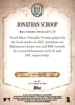 2018 Topps Gypsy Queen #97 Jonathan Schoop Back