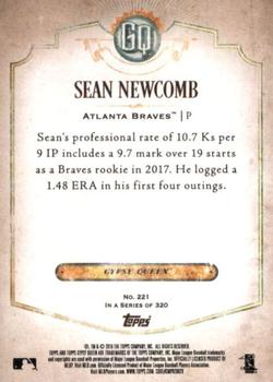 2018 Topps Gypsy Queen #221 Sean Newcomb Back