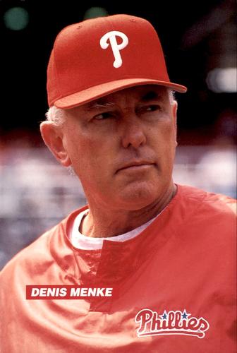 1995 Philadelphia Phillies Photocards #NNO Denis Menke Front