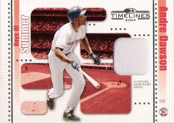 2004 Donruss Timelines - Boys of Summer Material #3 Andre Dawson Front