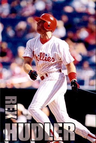 1998 Philadelphia Phillies Photocards #NNO Rex Hudler Front