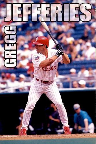 1998 Philadelphia Phillies Photocards #NNO Gregg Jefferies Front