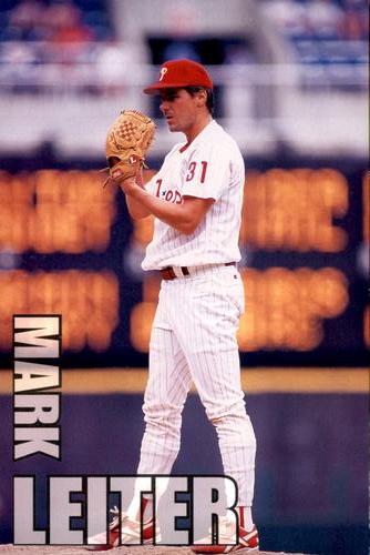 1998 Philadelphia Phillies Photocards #NNO Mark Leiter Front
