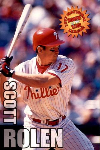 1998 Philadelphia Phillies Photocards #NNO Scott Rolen Front