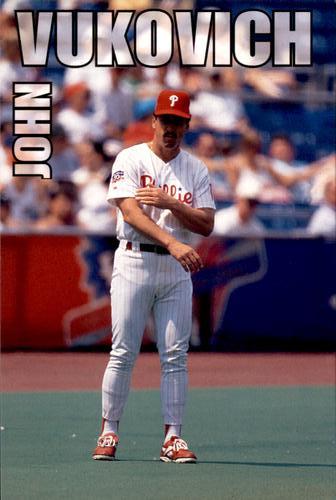 1998 Philadelphia Phillies Photocards #NNO John Vukovich Front