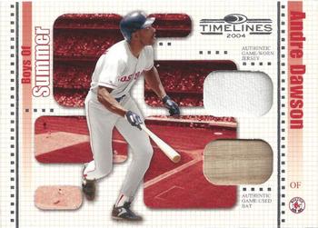 2004 Donruss Timelines - Boys of Summer Material Combo #3 Andre Dawson Front