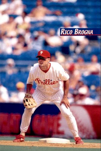 1999 Philadelphia Phillies Photocards #NNO Rico Brogna Front
