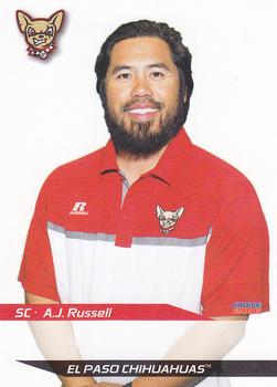 2016 Choice El Paso Chihuahuas #32 A.J. Russell Front