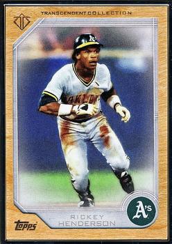 2017 Topps Transcendent Collection #12 Rickey Henderson Front