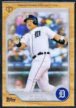 2017 Topps Transcendent Collection #18 Miguel Cabrera Front